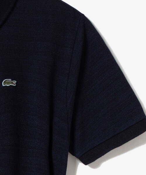 LACOSTE(ラコステ)の「インディゴ鹿の子ポロドレス / フレアワンピース(ワンピース・レディース・ネイビー/ブルー・40/36/38/34)」の19枚目の写真