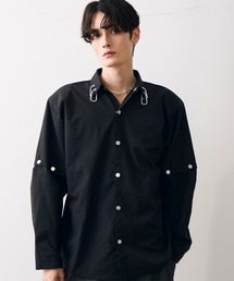 2-Way tech black shirt / 2ウェイテックブラックシャツ
