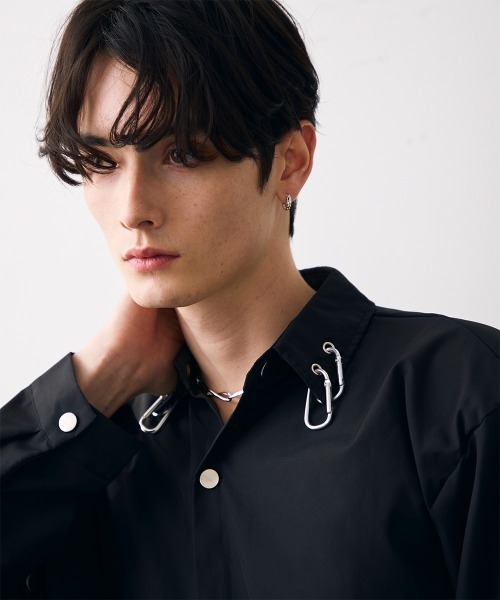 Shoowtime(ショウタイム)の「2-Way tech black shirt / 2ウェイテックブラックシャツ(シャツ/ブラウス・メンズ・ブラック・MEDIUM/LARGE/X-LARGE)」の7枚目の写真