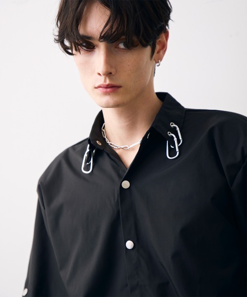 Shoowtime(ショウタイム)の「2-Way tech black shirt / 2ウェイテックブラックシャツ(シャツ/ブラウス・メンズ・ブラック・MEDIUM/LARGE/X-LARGE)」の12枚目の写真