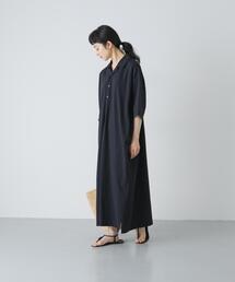 かぐれ（カグレ）の「『2サイズ展開』オープンカラーカットワンピース（ワンピース）」