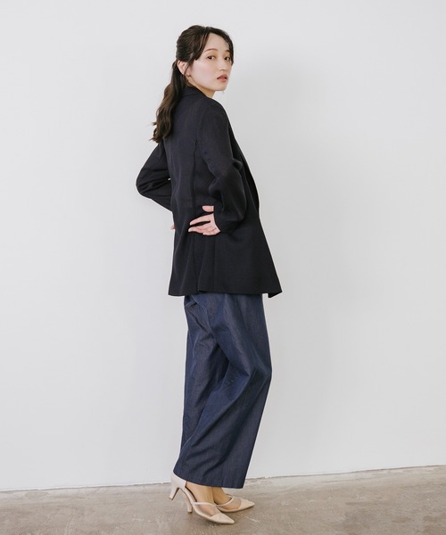 Sirin(シリン)の「ゴールドボタンメッシュジャケット【2サイズ展開】(テーラードジャケット・レディース・イエロー系その他/ネイビー・XS/S)」の12枚目の写真