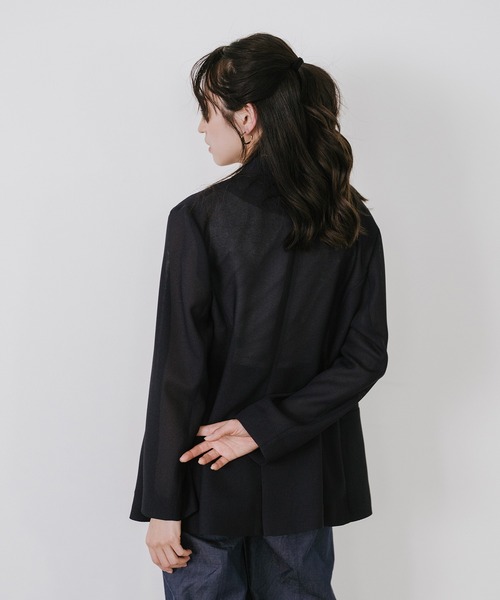 Sirin(シリン)の「ゴールドボタンメッシュジャケット【2サイズ展開】(テーラードジャケット・レディース・イエロー系その他/ネイビー・XS/S)」の18枚目の写真
