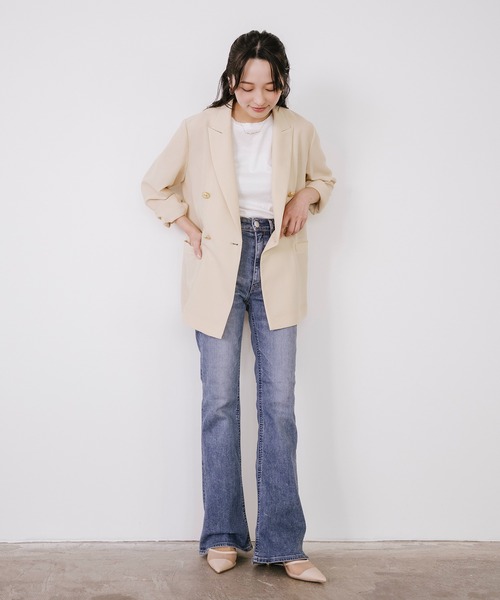 Sirin(シリン)の「ゴールドボタンメッシュジャケット【2サイズ展開】(テーラードジャケット・レディース・イエロー系その他/ネイビー・XS/S)」の22枚目の写真