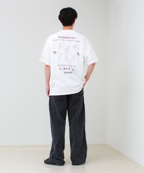 GLOSTER(グロスター)の「【YOIDORE/ヨイドレ】よいどれ拳法TEE(Tシャツ/カットソー・メンズ・ブラック/オフホワイト・M/L)」の20枚目の写真
