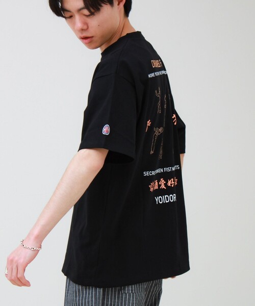 GLOSTER(グロスター)の「【YOIDORE/ヨイドレ】よいどれ拳法TEE(Tシャツ/カットソー・メンズ・ブラック/オフホワイト・M/L)」の12枚目の写真