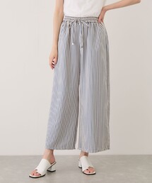 ストライプワイドパンツ
