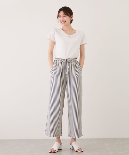 Jayro（ジャイロ）の「ストライプワイドパンツ（その他パンツ・レディース・ホワイト系その他2/オフホワイト・FREE）」の7枚目の写真