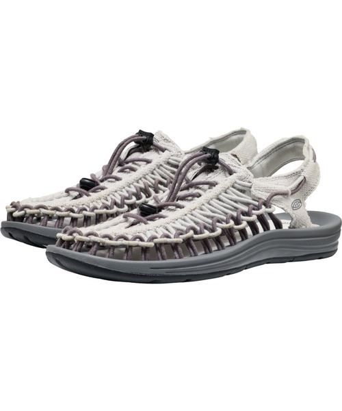 KEEN（キーン）の「UNEEK CANVAS / ユニークキャンバス  / メンズ スニーカーサンダル（サンダル・レディース・ライトグレー系・25cm/25.5cm/26cm/26.5cm/27cm/27.5cm/28cm/28.5cm/29cm/30cm）」の9枚目の写真
