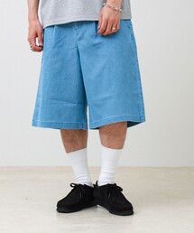 GLOSTER | 【セットアップ対応】メッシュデニムバギーショーツ(その他パンツ)