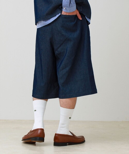 GLOSTER(グロスター)の「【セットアップ対応】メッシュデニムバギーショーツ(その他パンツ・メンズ・サックスブルー/インディゴブルー/チャコールグレー・L/M)」の9枚目の写真