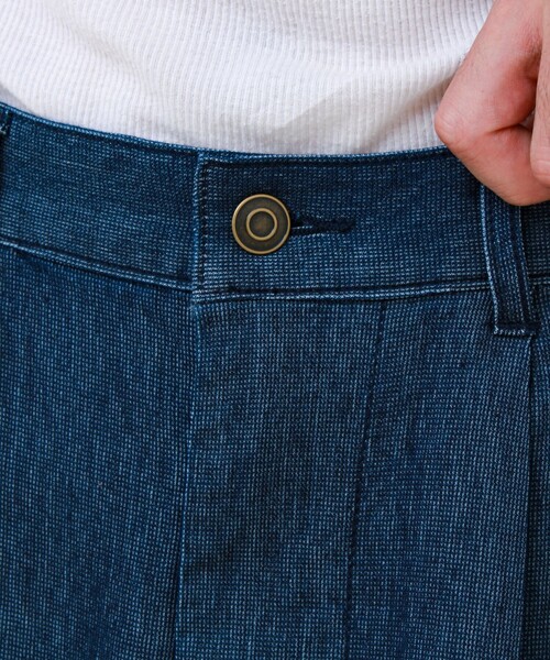 GLOSTER(グロスター)の「【セットアップ対応】メッシュデニムバギーショーツ(その他パンツ・メンズ・サックスブルー/インディゴブルー/チャコールグレー・L/M)」の16枚目の写真