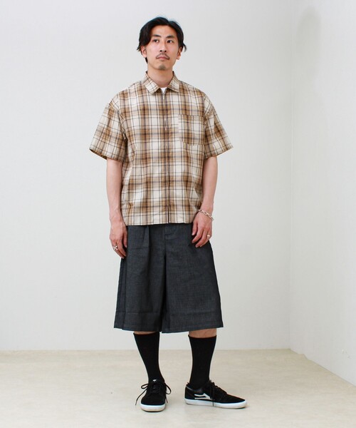 GLOSTER(グロスター)の「【セットアップ対応】メッシュデニムバギーショーツ(その他パンツ・メンズ・サックスブルー/インディゴブルー/チャコールグレー・L/M)」の19枚目の写真