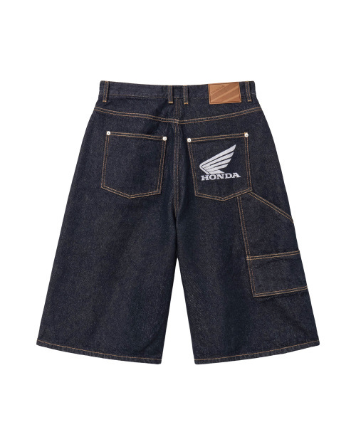 PHYPS MOTORCYCLE（フィップスモーターサイクル）の「Wing Logo Bermuda Pants Dark Blue（その他パンツ・レディース・その他・SMALL/MEDIUM/LARGE/X-LARGE）」の3枚目の写真