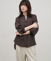 【LARUTA】［WEB限定］ダブルストライプシャツ