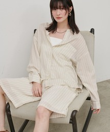 【LARUTA】［WEB限定］ダブルストライプシャツ
