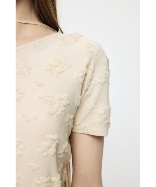 MOUSSY(マウジー)の「FLORAL JACQUARD CUT トップス(Tシャツ/カットソー・レディース・オレンジ/ブラック/オフホワイト・FREE)」の22枚目の写真