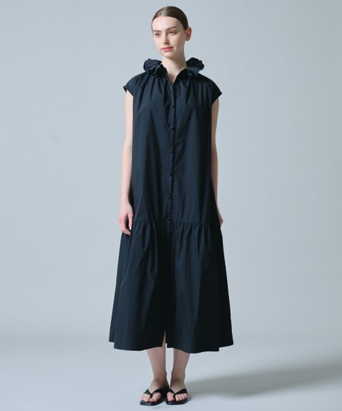 DOUBLE STANDARD CLOTHING(ダブルスタンダードクロージング)の「タイプライターフリルネックワンピース(ワンピース・レディース・レッド/ブラック・36/38)」の15枚目の写真