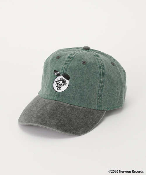 JOURNAL STANDARD（ジャーナルスタンダード）の「Nervous Records / ナーヴァス・レコーズ Nervous CAP（キャップ・メンズ・ホワイト/ブルー系その他/グリーン・FREE）」の2枚目の写真