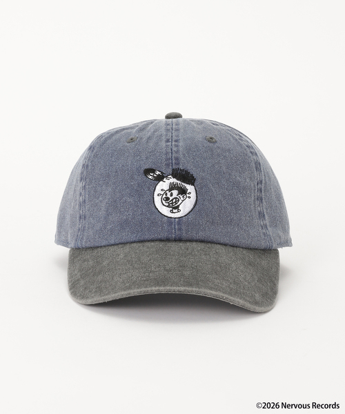 JOURNAL STANDARD（ジャーナルスタンダード）の「Nervous Records / ナーヴァス・レコーズ Nervous CAP（キャップ・メンズ・ホワイト/ブルー系その他/グリーン・FREE）」の4枚目の写真