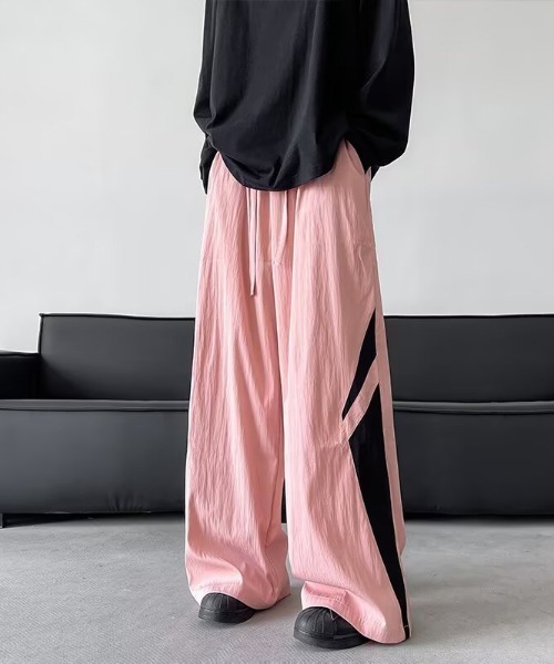 B.R.U（ブル）の「サイドデザインナイロンパンツ（その他パンツ・メンズ・ブラック/グレー/ピンク/その他・MEDIUM/LARGE）」の3枚目の写真