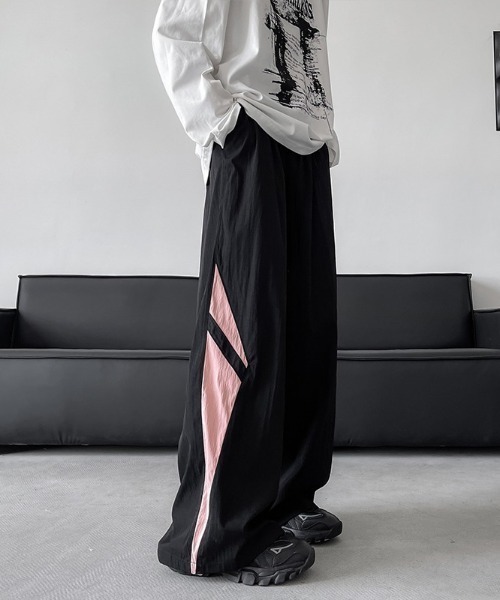 B.R.U（ブル）の「サイドデザインナイロンパンツ（その他パンツ・メンズ・ブラック/グレー/ピンク/その他・MEDIUM/LARGE）」の9枚目の写真