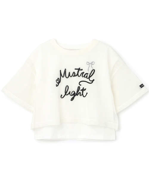 mezzo piano Junior（メゾピアノジュニア）の「コード刺しゅうメッシュTシャツ×【接触冷感】Tシャツセット（Tシャツ/カットソー・キッズ・ブラック/アイボリー・L:160cm/M:150cm/S:140cm）」の18枚目の写真