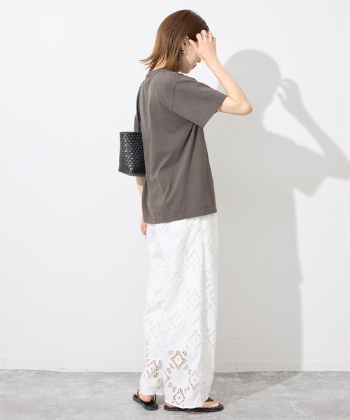 SLOBE IENA(スローブイエナ)の「GULF COAST/ガルフコースト SLOBE別注 グラフィックTEE2(Tシャツ/カットソー・レディース・チャコールグレー/ホワイト系その他/レッド/ピンク・FREE)」の7枚目の写真