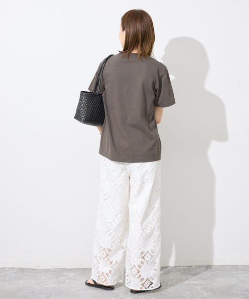 SLOBE IENA(スローブイエナ)の「GULF COAST/ガルフコースト SLOBE別注 グラフィックTEE2(Tシャツ/カットソー・レディース・チャコールグレー/ホワイト系その他/レッド/ピンク・FREE)」の8枚目の写真