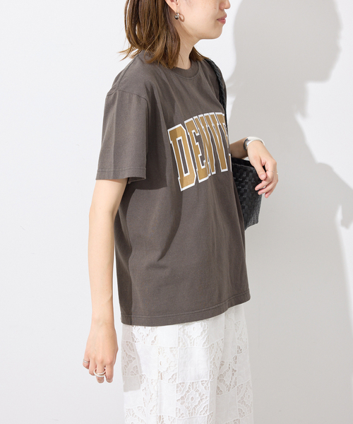 SLOBE IENA(スローブイエナ)の「GULF COAST/ガルフコースト SLOBE別注 グラフィックTEE2(Tシャツ/カットソー・レディース・チャコールグレー/ホワイト系その他/レッド/ピンク・FREE)」の13枚目の写真