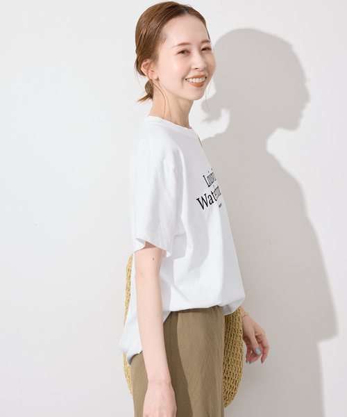 SLOBE IENA(スローブイエナ)の「GULF COAST/ガルフコースト SLOBE別注 グラフィックTEE2(Tシャツ/カットソー・レディース・チャコールグレー/ホワイト系その他/レッド/ピンク・FREE)」の19枚目の写真