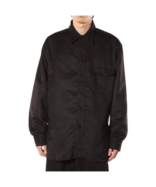 CALEE(キャリー)の「FAUX SUEDE CPO SHIRT(シャツ/ブラウス・メンズ・アイボリー/ネイビー/ブラック・LARGE/MEDIUM/X-LARGE)」の1枚目の写真