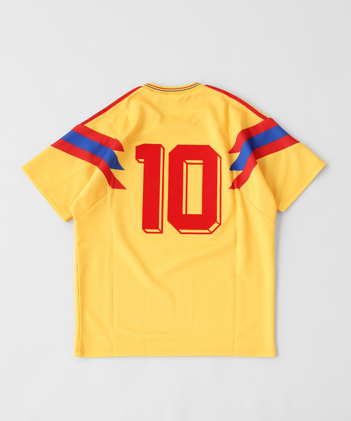 adidas(アディダス)の「adidas / アディダス コロンビア代表 1990 アウェイ ユニフォーム(Tシャツ/カットソー・メンズ・イエロー・XX-LARGE/X-LARGE/LARGE)」の2枚目の写真