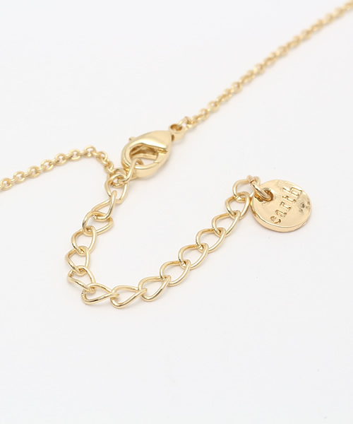 earth music&ecology（アースミュージックアンドエコロジー）の「メタルフリンジビジューネックレス（ネックレス・レディース・ゴールド/シルバー・FREE）」の6枚目の写真