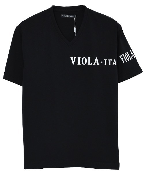VIOLA（ヴィオラ）の「『VIOLA rumore/ヴィオラ ルモーレ』PRINT VN-T（Tシャツ/カットソー・メンズ・ブラック/レッド/ホワイト・L/XL/M）」の8枚目の写真