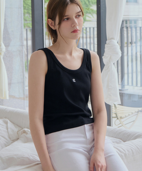 SLOWLOLLI(スローローリ)の「Nubi ribbed sleeveless_2 Colors(Tシャツ/カットソー・レディース・ホワイト/ブラック・FREE)」の5枚目の写真