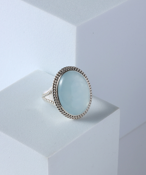【SAMH by LILAS】アクアマリンリング SV