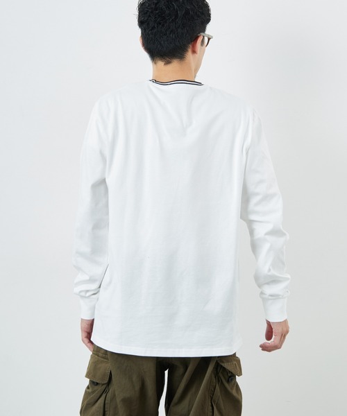 FRED PERRY（フレッドペリー）の「[FRED PERRY/フレッドペリー] ツインティップライン ロングスリーブTシャツ M9602（Tシャツ/カットソー・レディース・ホワイト・M/S/L）」の14枚目の写真