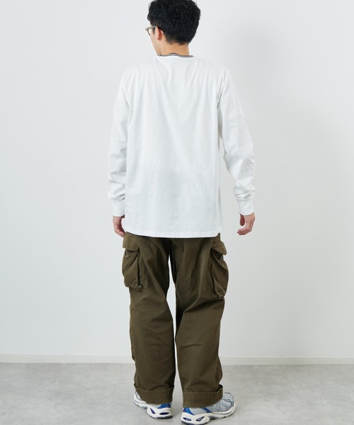 FRED PERRY（フレッドペリー）の「[FRED PERRY/フレッドペリー] ツインティップライン ロングスリーブTシャツ M9602（Tシャツ/カットソー・レディース・ホワイト・M/S/L）」の17枚目の写真