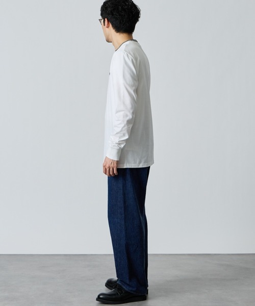FRED PERRY（フレッドペリー）の「[FRED PERRY/フレッドペリー] ツインティップライン ロングスリーブTシャツ M9602（Tシャツ/カットソー・レディース・ホワイト・M/S/L）」の8枚目の写真