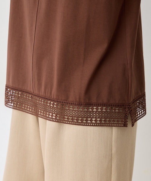 DECOY SINCE 1981(デコイシンスイチキュウハチイチ)の「ひやさらプレミアムレース Tシャツ(Tシャツ/カットソー・レディース・ブルー/ネイビー/ブラウン・LL/M/4L/3L/L)」の17枚目の写真