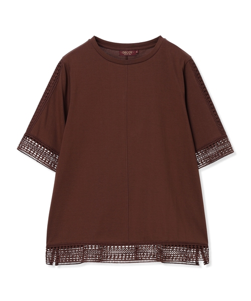 DECOY SINCE 1981(デコイシンスイチキュウハチイチ)の「ひやさらプレミアムレース Tシャツ(Tシャツ/カットソー・レディース・ブルー/ネイビー/ブラウン・LL/M/4L/3L/L)」の19枚目の写真