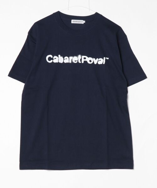 BEAMS T(ビームスティー)の「T.POVA*YNStencil(Tシャツ/カットソー・メンズ・ネイビー/ホワイト・M/L/XL)」の1枚目の写真