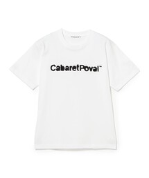 cabaret poval（キャバレーポバール）の「Cabaret Poval / Stencil Logo Tee（Tシャツ/カットソー）」