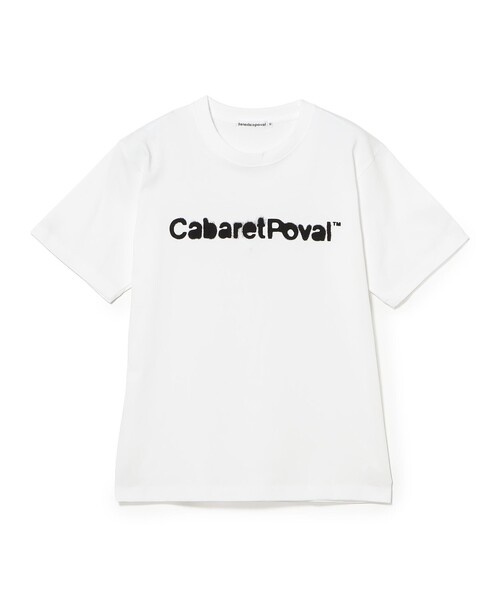 cabaret poval(キャバレーポバール)の「Cabaret Poval / Stencil Logo Tee(Tシャツ/カットソー・メンズ・ネイビー/ホワイト・M/L/XL)」の11枚目の写真