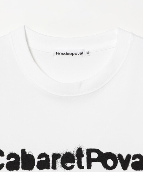 cabaret poval(キャバレーポバール)の「Cabaret Poval / Stencil Logo Tee(Tシャツ/カットソー・メンズ・ネイビー/ホワイト・M/L/XL)」の10枚目の写真