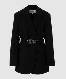 Bonded Crepe Blazer