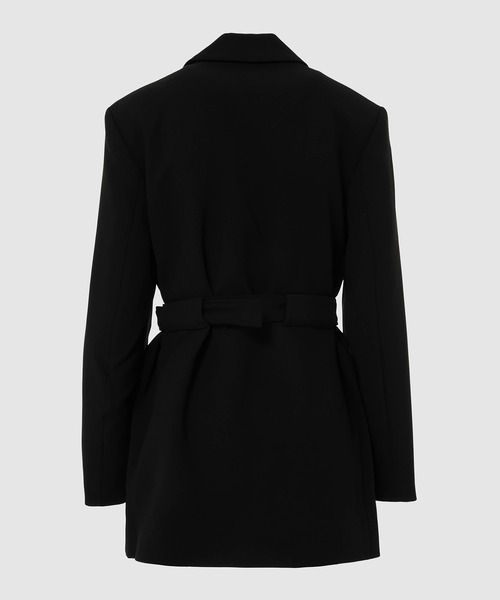 GANNI（ガニー）の「Bonded Crepe Blazer（その他アウター・レディース・ブラック・38）」の2枚目の写真