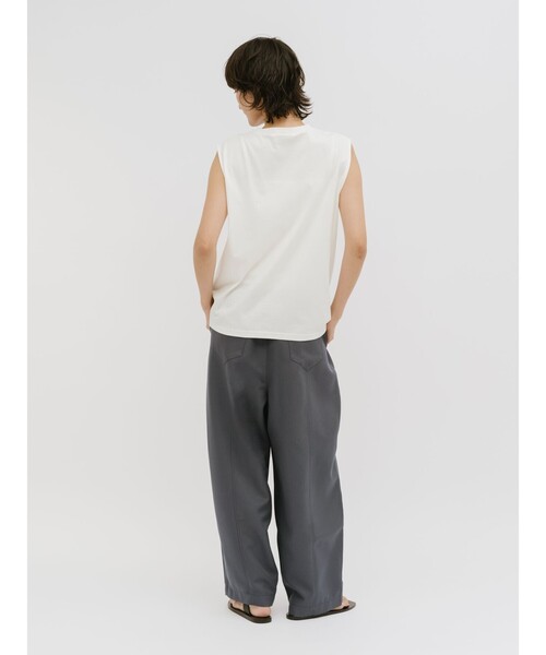 MIDIUMISOLID（ミディウミソリッド）の「MIDIUMISOLID for Ladies バレルフォームパンツ（その他パンツ・レディース・グレー/ブラック・FREE）」の8枚目の写真