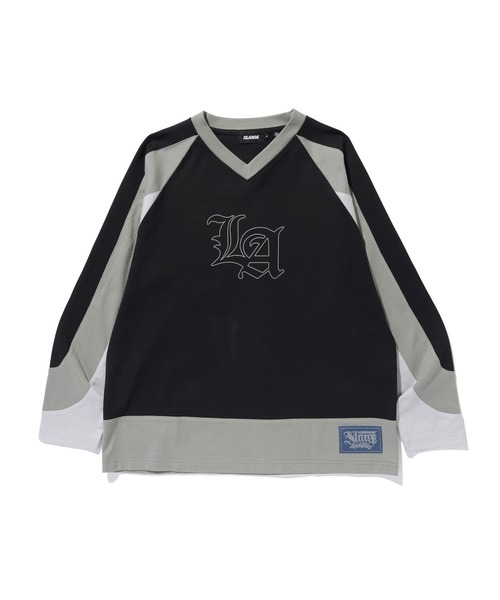 XLARGE(エクストララージ)の「LA FOOTBALL L/S SHIRT(Tシャツ/カットソー・メンズ・ブラック/ネイビー/グリーン・S/M/L/XL)」の14枚目の写真